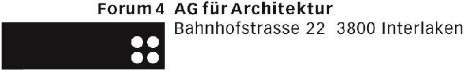 Direktlink zu Forum 4 AG für Architektur