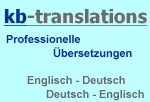 KB-Translations, Übersetzungen